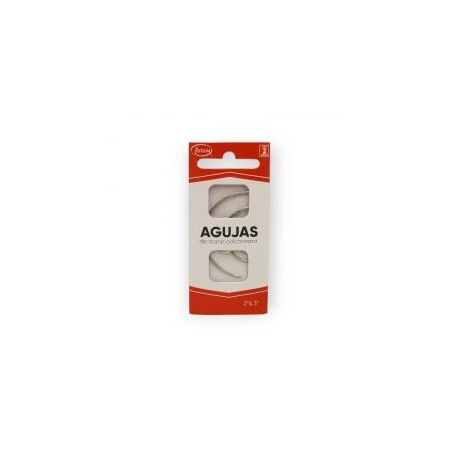 Aguja para coser a mano 2" y 3" Colchonera