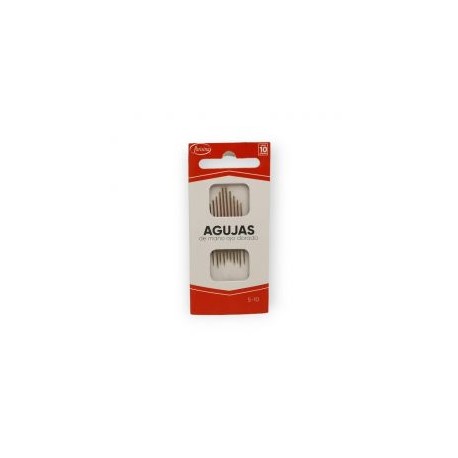 Aguja para coser a mano 5 a 10 Ojo dorado