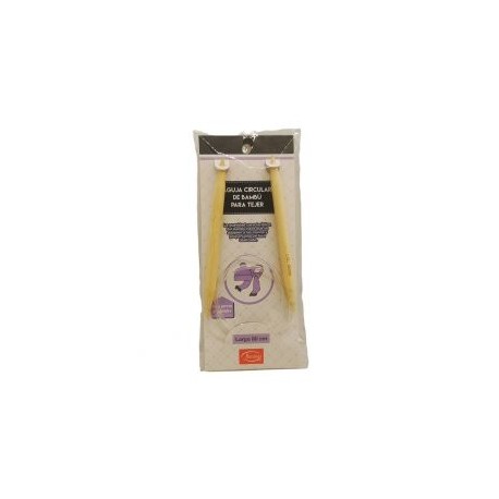 Aguja para tejer circular Bambu