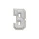 Número 3 Blanco
