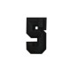 Número 5 Negro