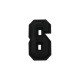 Número 6 Negro
