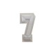 Número 7 Blanco