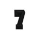 Número 7 Negro