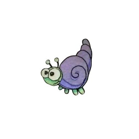 Aplicación Bordada Caracol De Mar