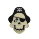 Aplicación Bordada Calavera Pirata