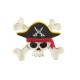 Aplicación Bordada Simbolo Pirata
