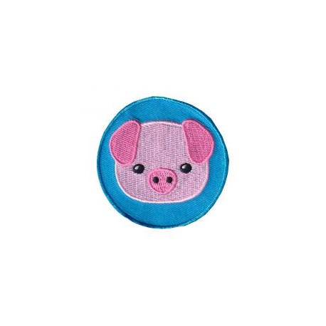 Aplicación Bordada Cerdito