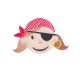 Aplicación Bordada Niña Pirata