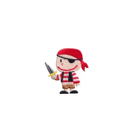 Aplicación Bordada Niño Pirata