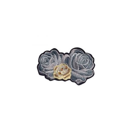 Aplicación Bordada Rosas