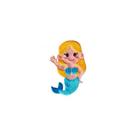 Aplicación Bordada Sirena