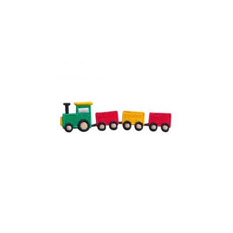 Aplicación Bordada Tren