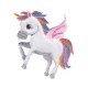 Aplicación Bordada Unicornio Volando