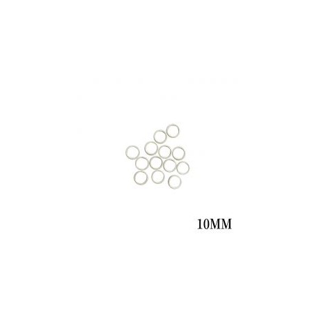 Argollas para Tirantes Ceros Blanco 10 mm