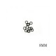 Argollas para Tirantes Ceros Negro 8 mm