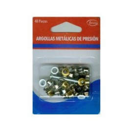 Argollas Metálicas de presión para ojillos