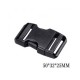 Boches Para Mochila Negro 50*32*25 mm (259)