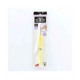 Gancho para crochet ergonomico 3 mm