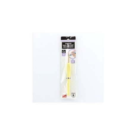 Gancho para crochet ergonomico 3 mm