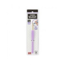 Gancho para crochet ergonomico 4 mm
