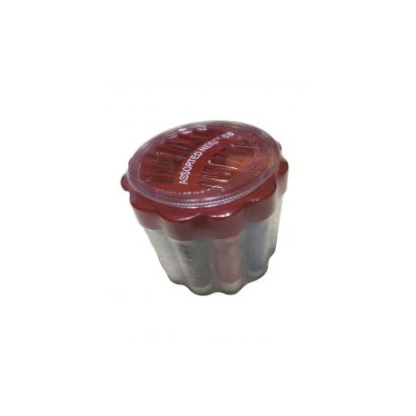 Costurero en Caja de Plástico Parisina Rojo