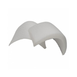 Hombreras para Prendas de Dama Parisina Beige GDE Sin forrar