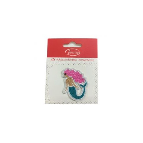 Aplicación Bordada con Lentejuelas Parisina Sirena