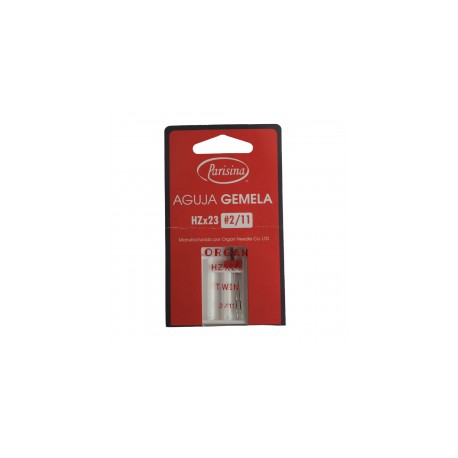 Agujas para Máquinas de Coser Parisina Mod.Gemela HZx23 2/11