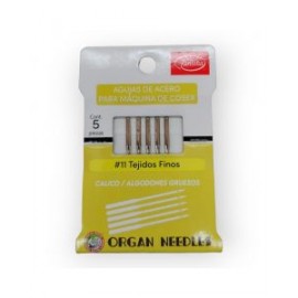 Agujas para Máquinas de Coser Organ Needles Mod.11