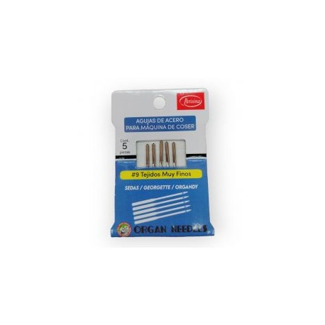 Agujas para Máquinas de Coser Organ Needles Mod.9
